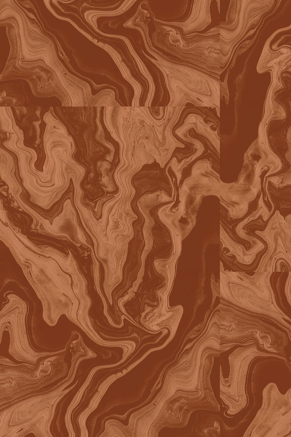  Marbling Tiles Terracotta