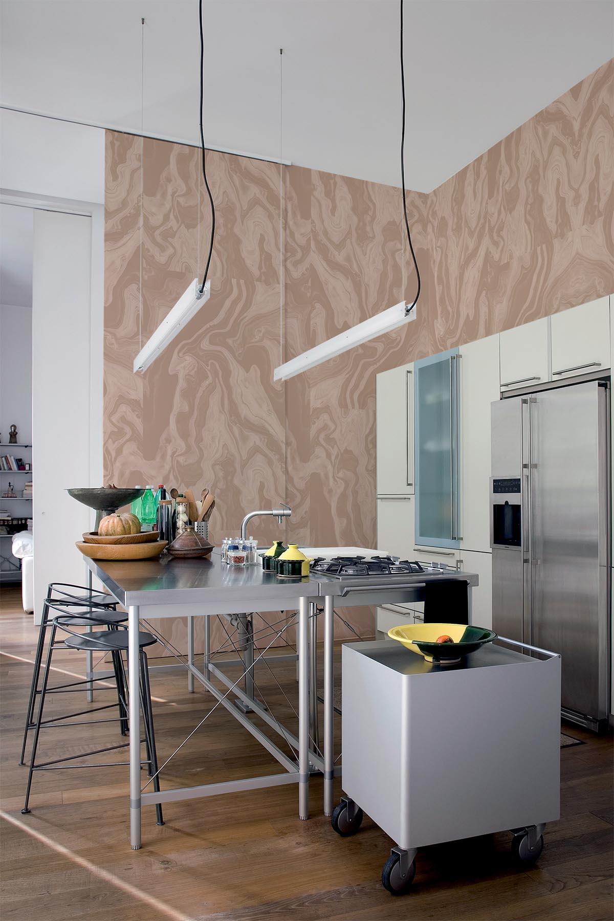  Marbling Tiles Dusty Pink