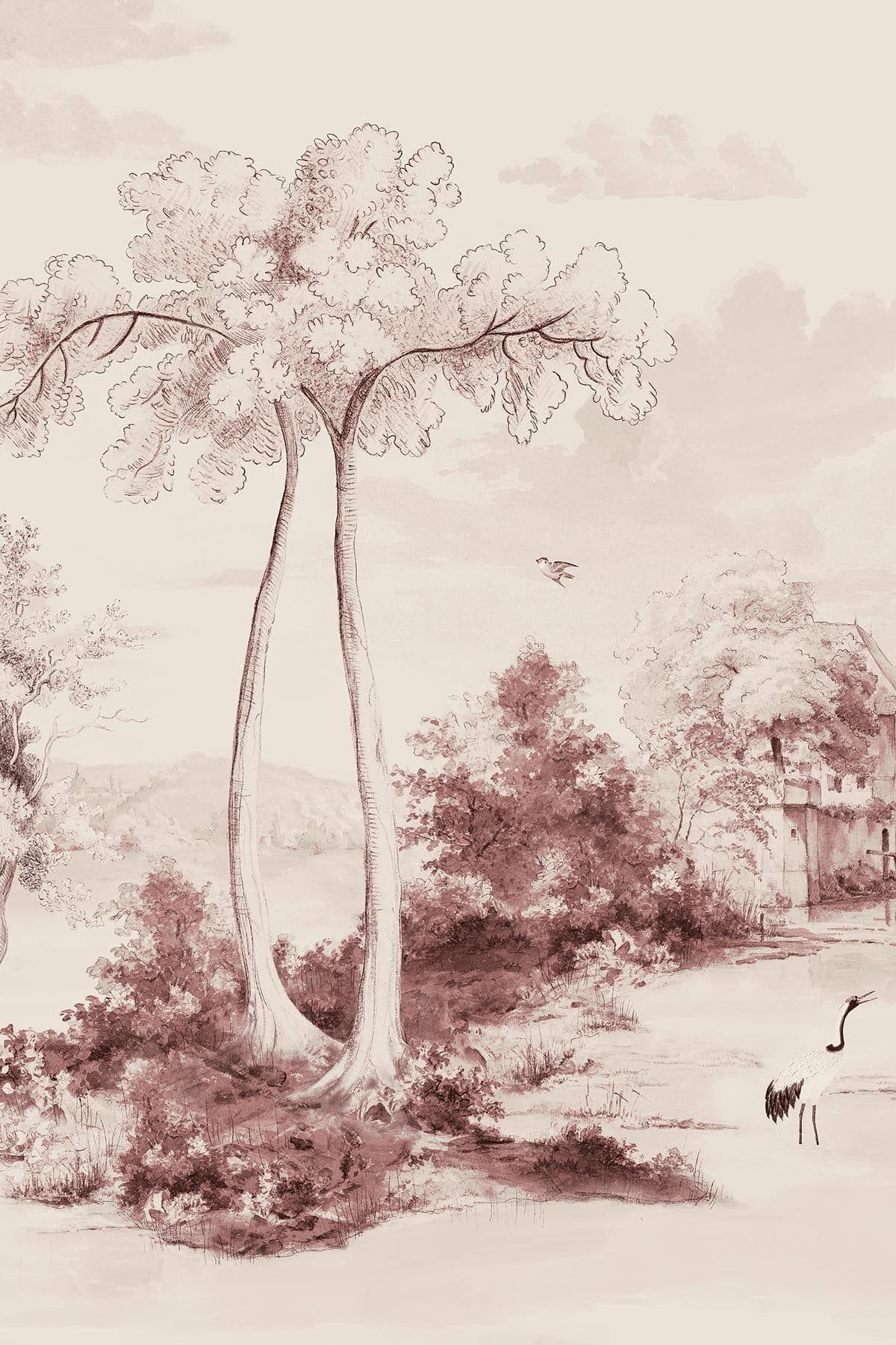  Scenic Landscape Burgundy