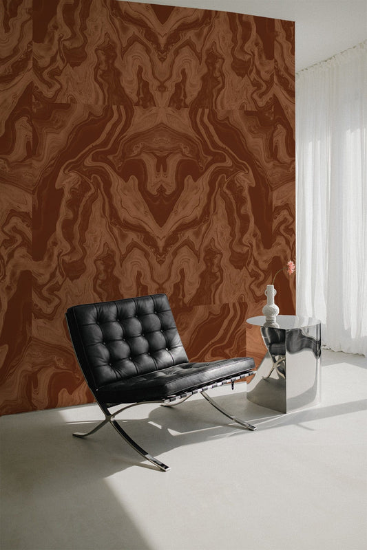  Marbling Tiles Terracotta