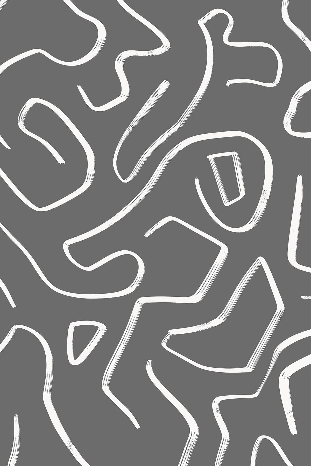  Artistic Lines Stone Grey