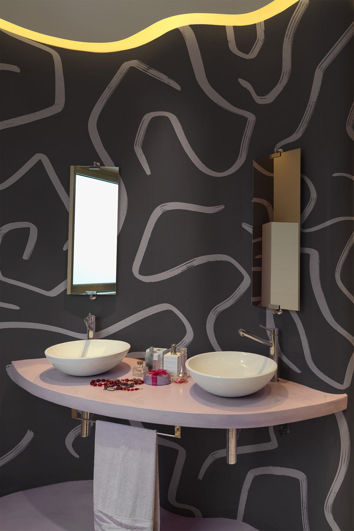  Artistic Lines Stone Grey