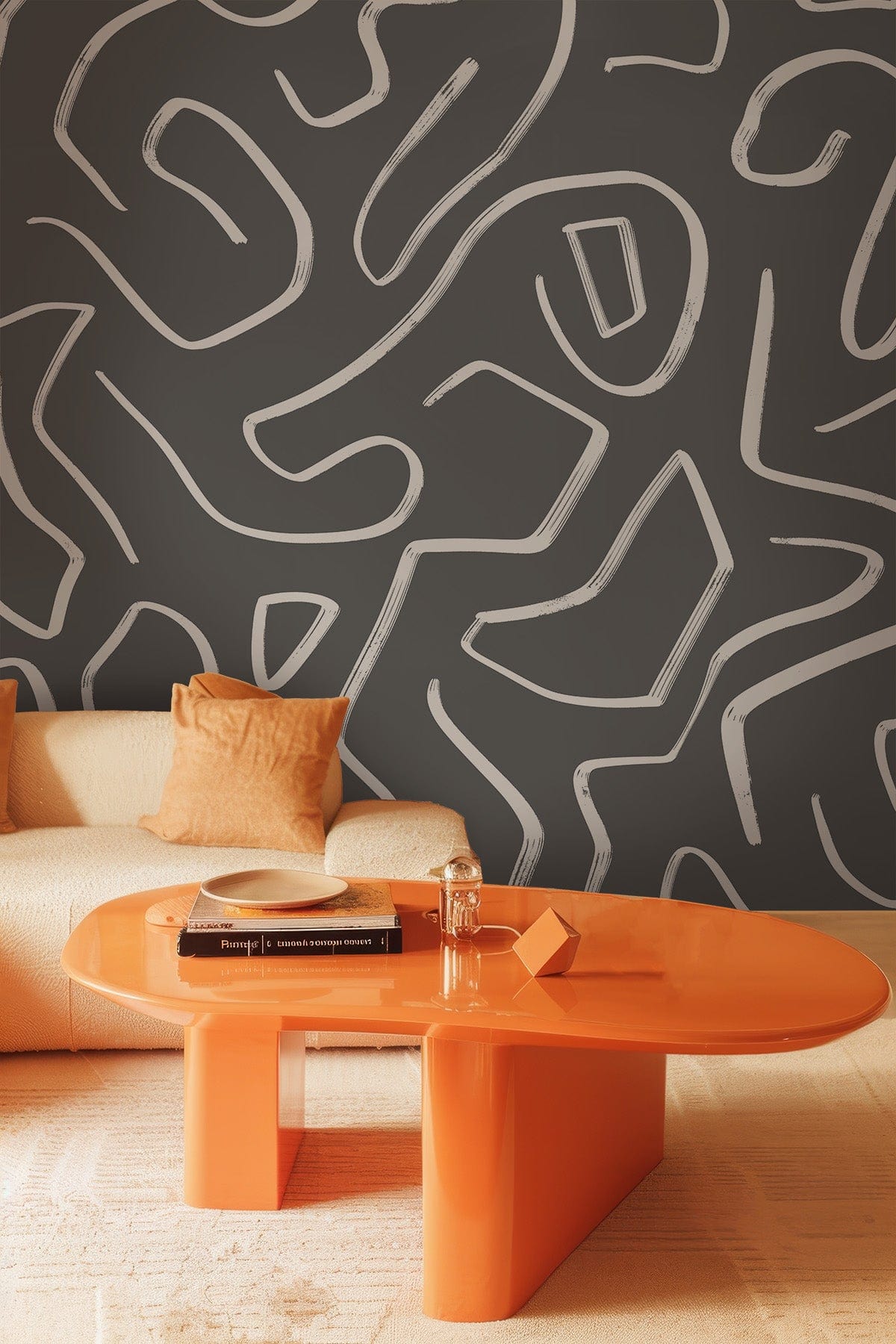  Artistic Lines Stone Grey