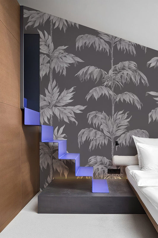  Vintage Palm Tree Graphite