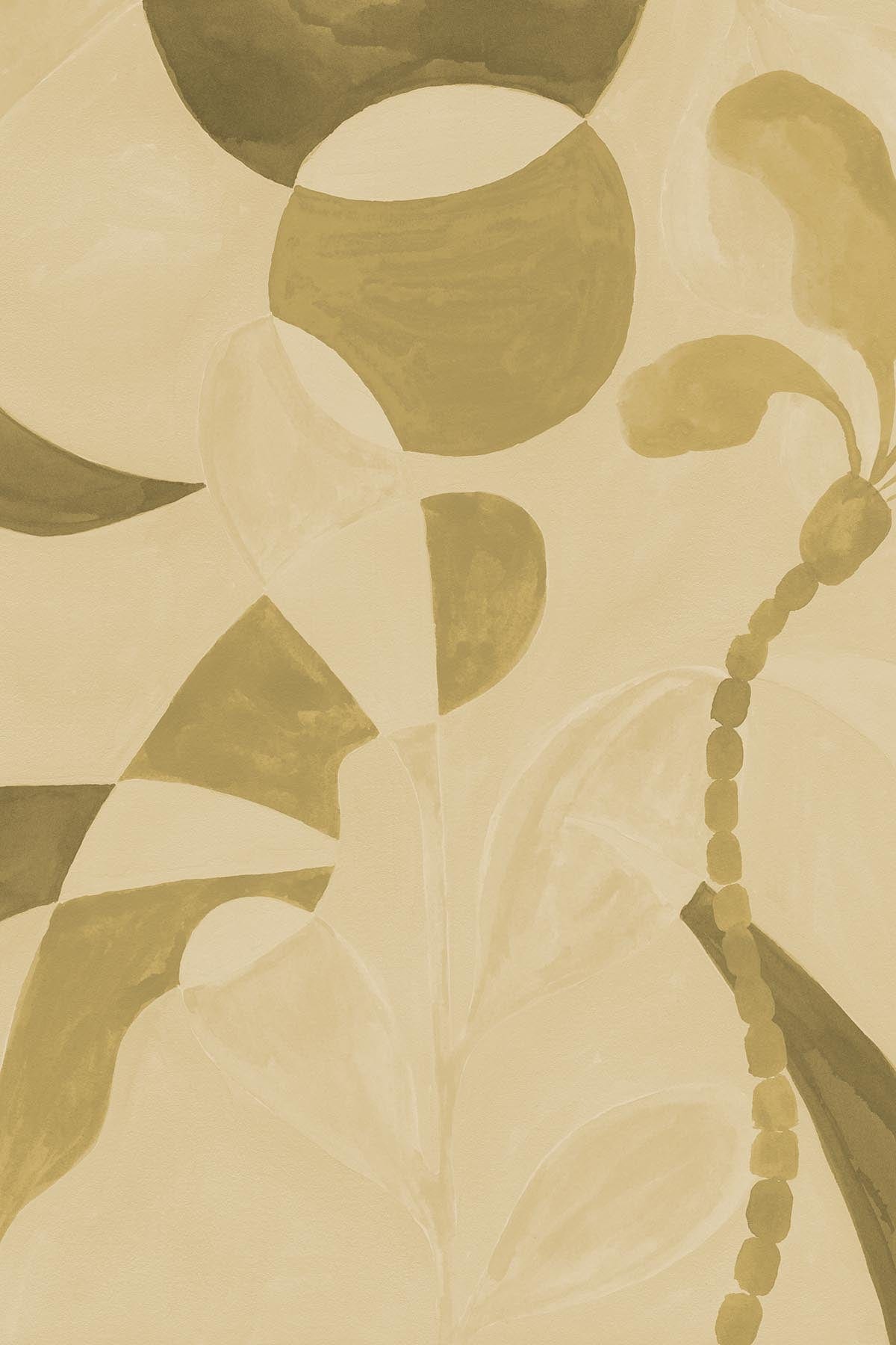  Abstract Utopia Yellow Green