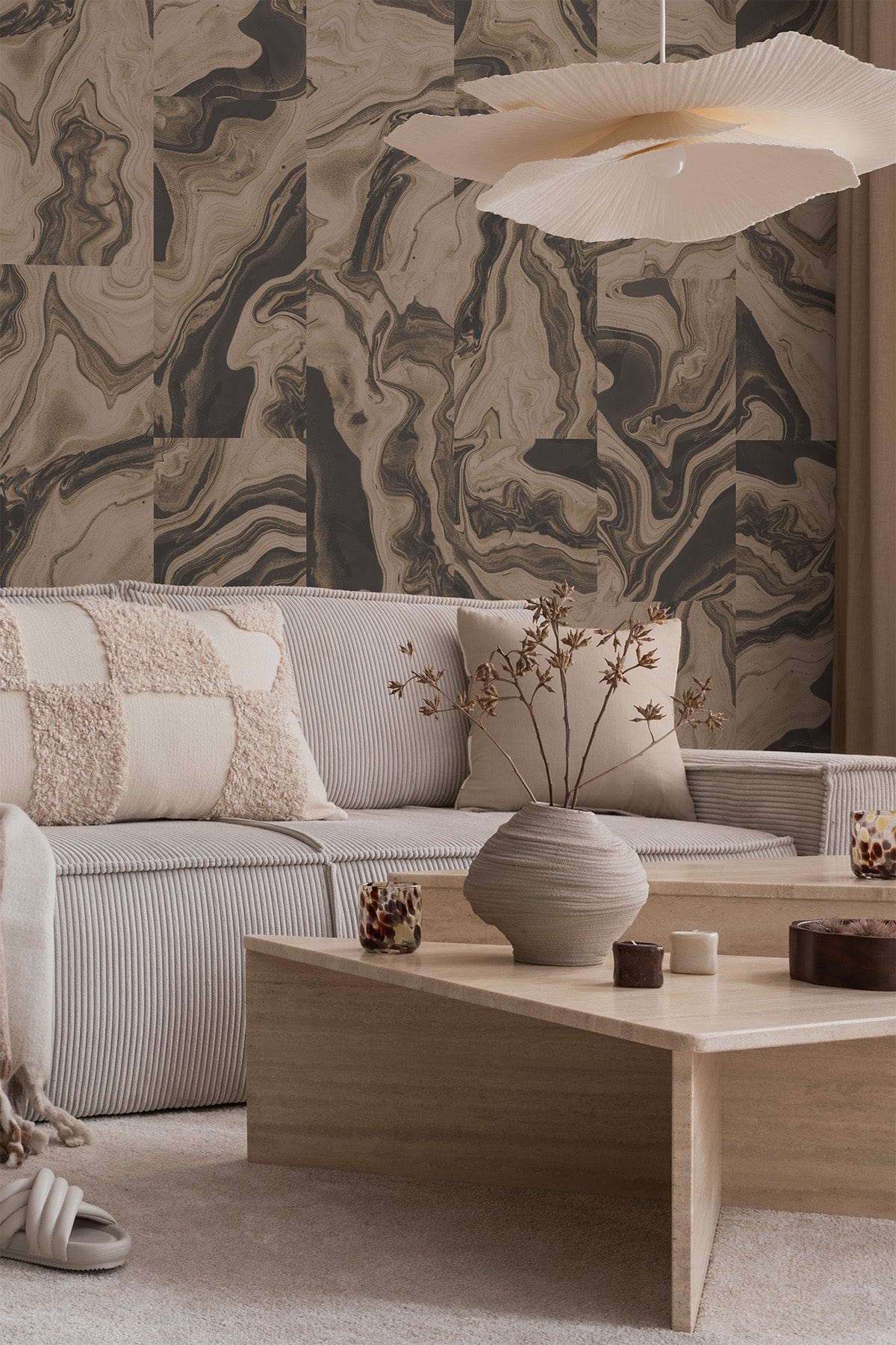  Marbling Tiles Two Anthracite