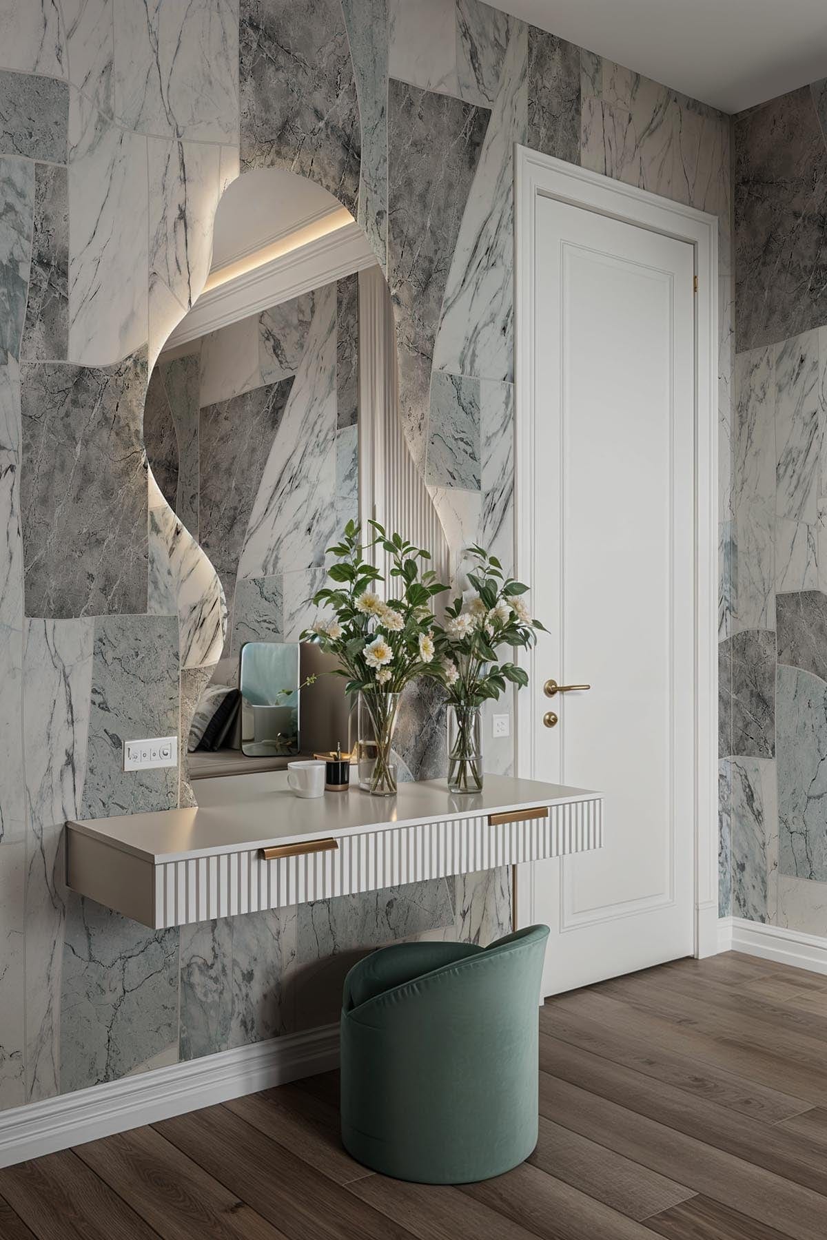  Refined Marble Blue