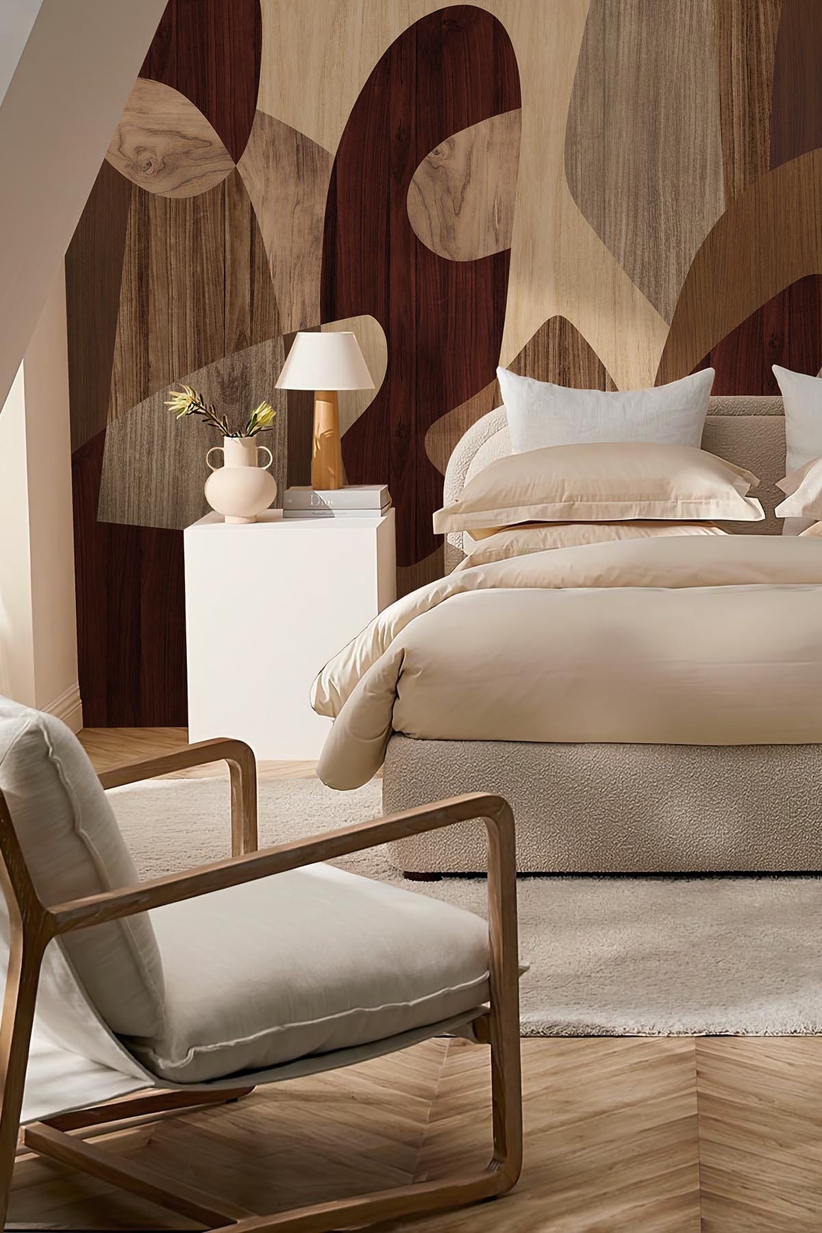  Wood Intarsia Brown