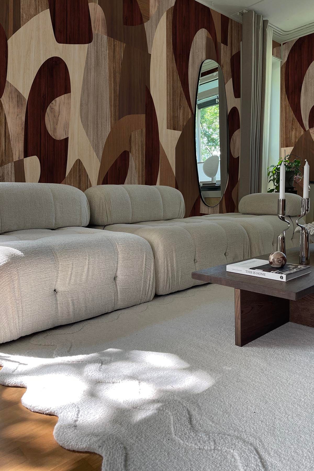  Wood Intarsia Brown