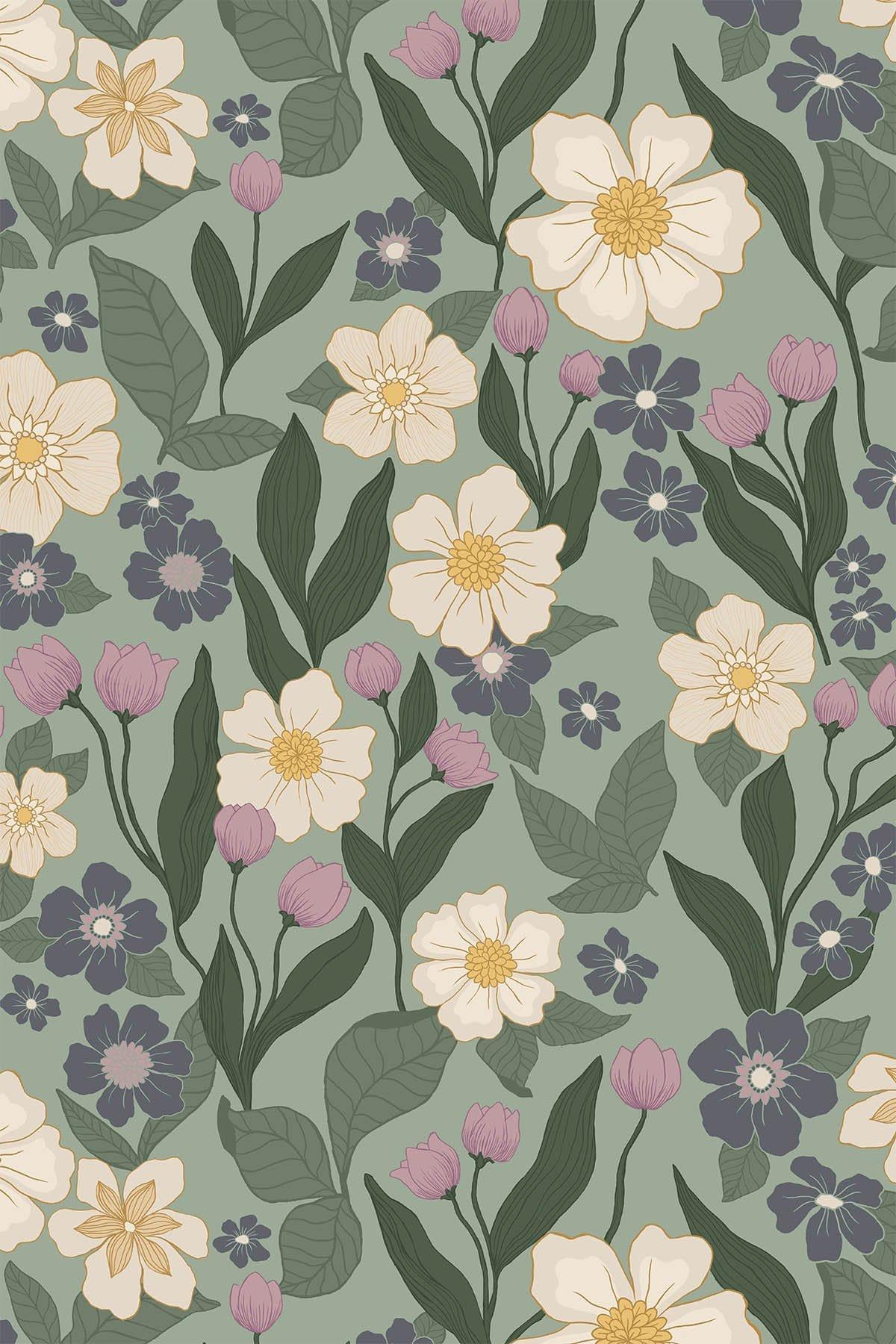  Vintage Garden Green