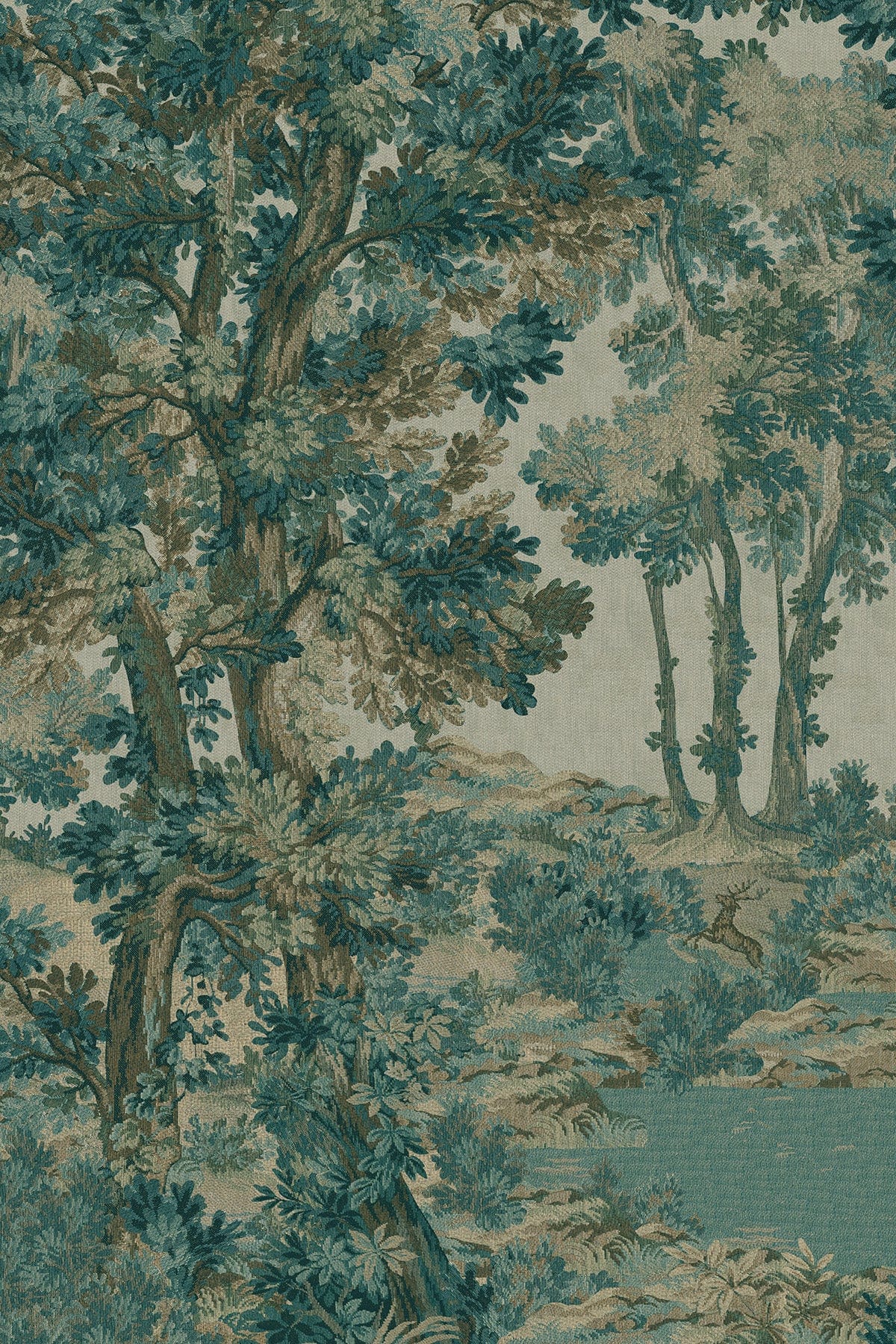  Tapestry Landscape Emerald Green