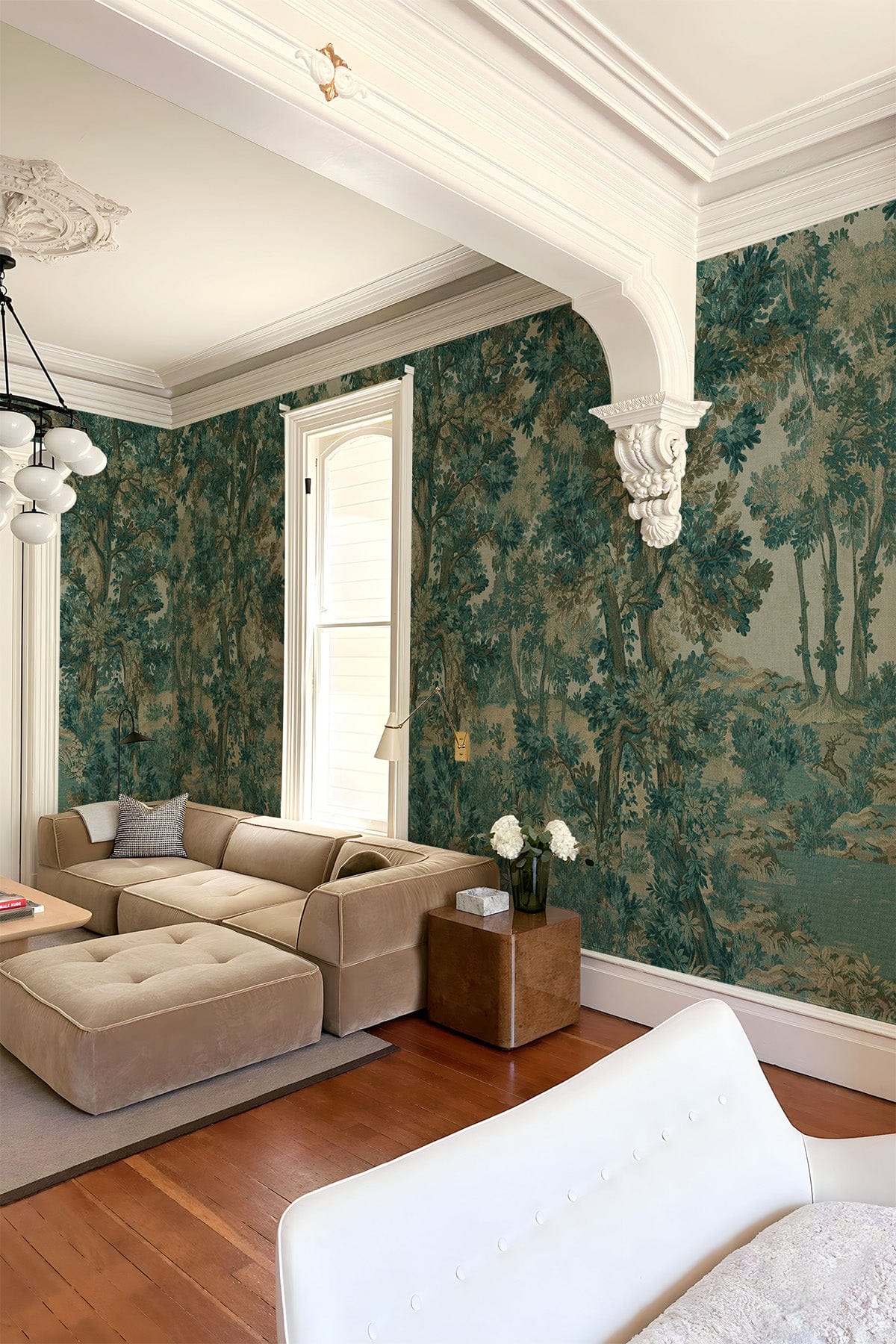  Tapestry Landscape Emerald Green