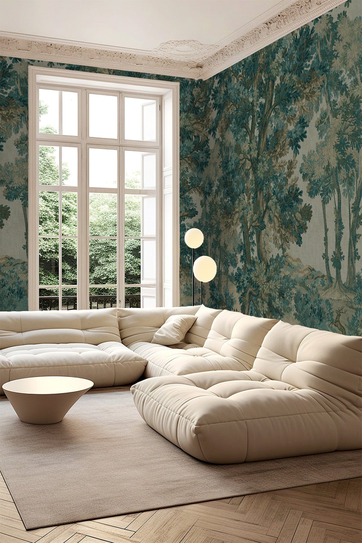  Tapestry Landscape Emerald Green