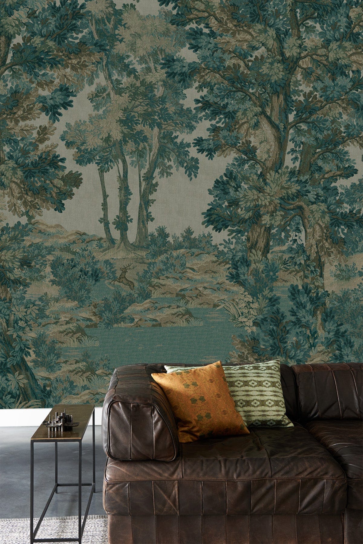  Tapestry Landscape Emerald Green