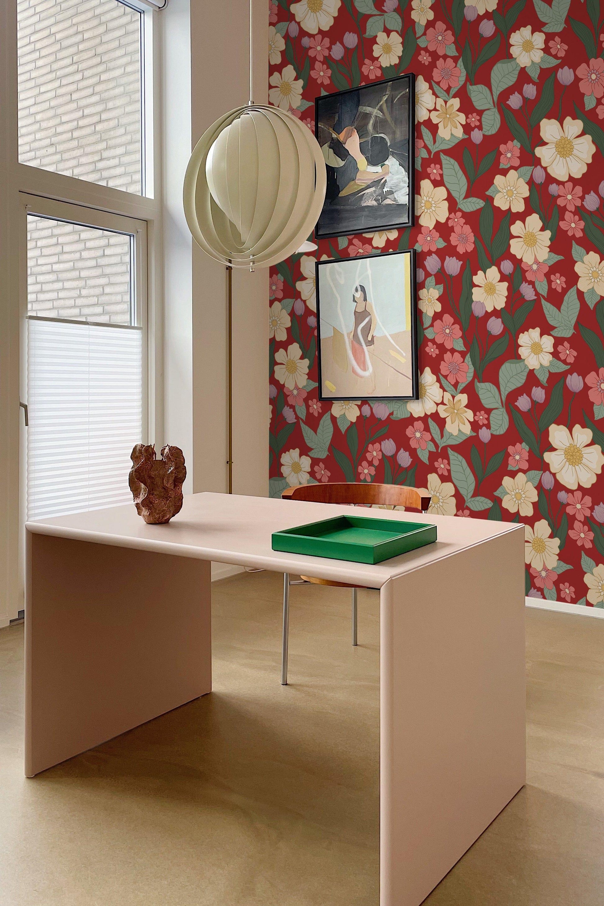  Vintage Garden Red