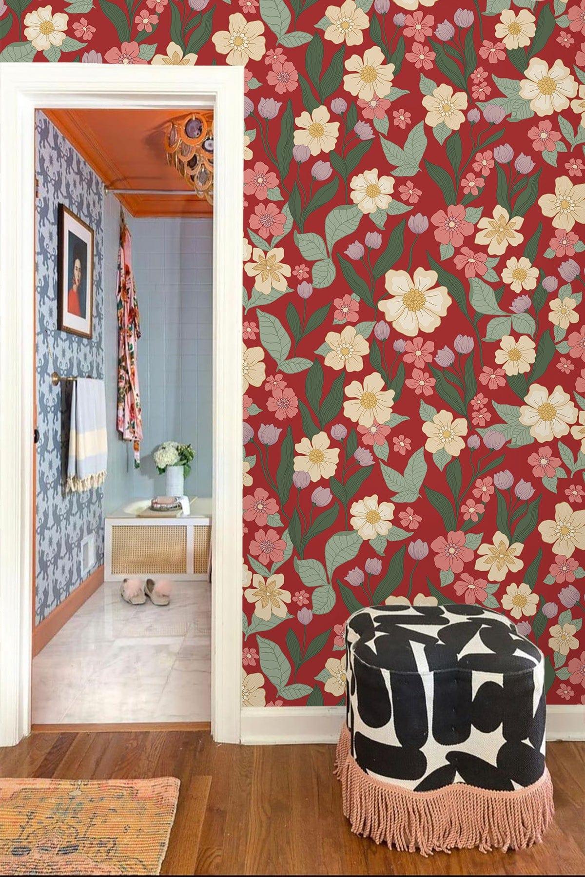  Vintage Garden Red
