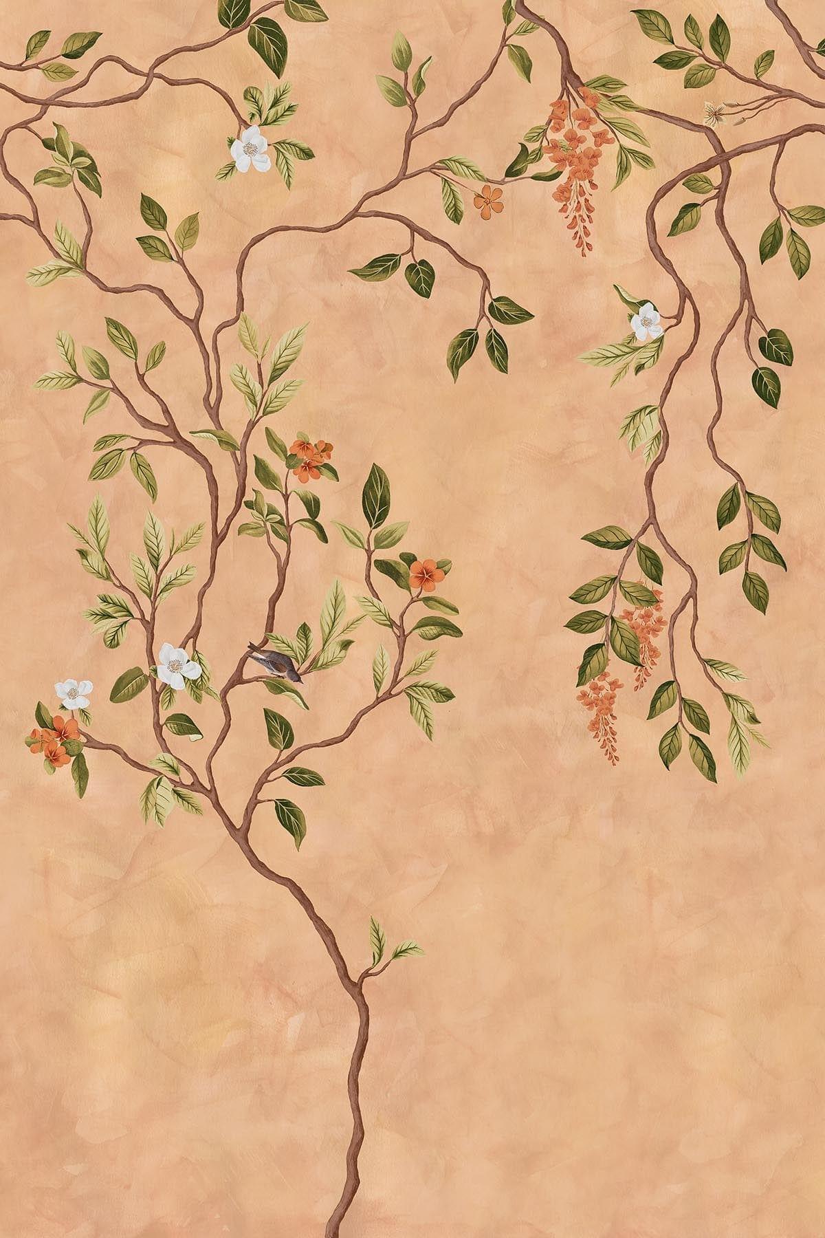  Chinoiserie Peach