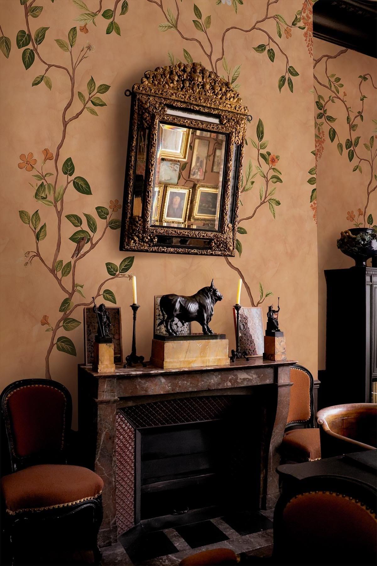  Chinoiserie Peach