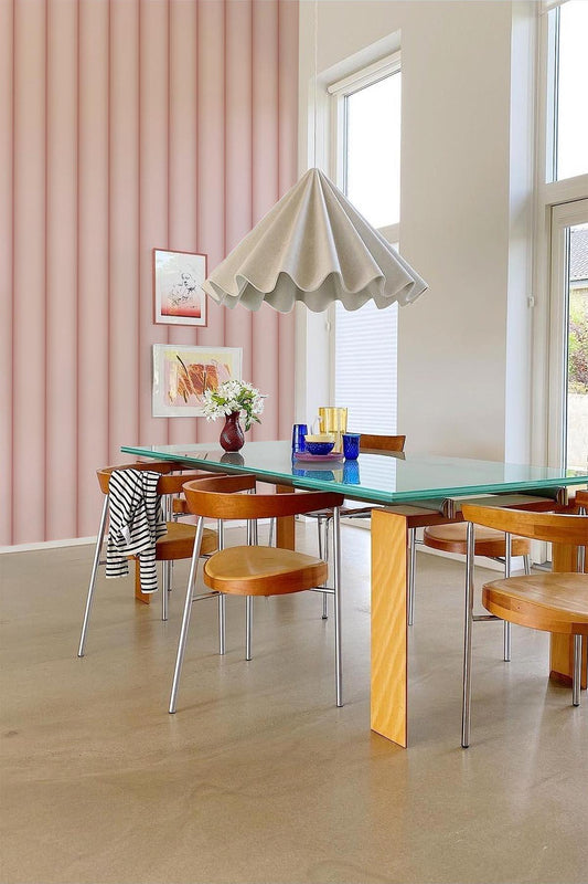  Curved Wall Panel Large Soft Pink