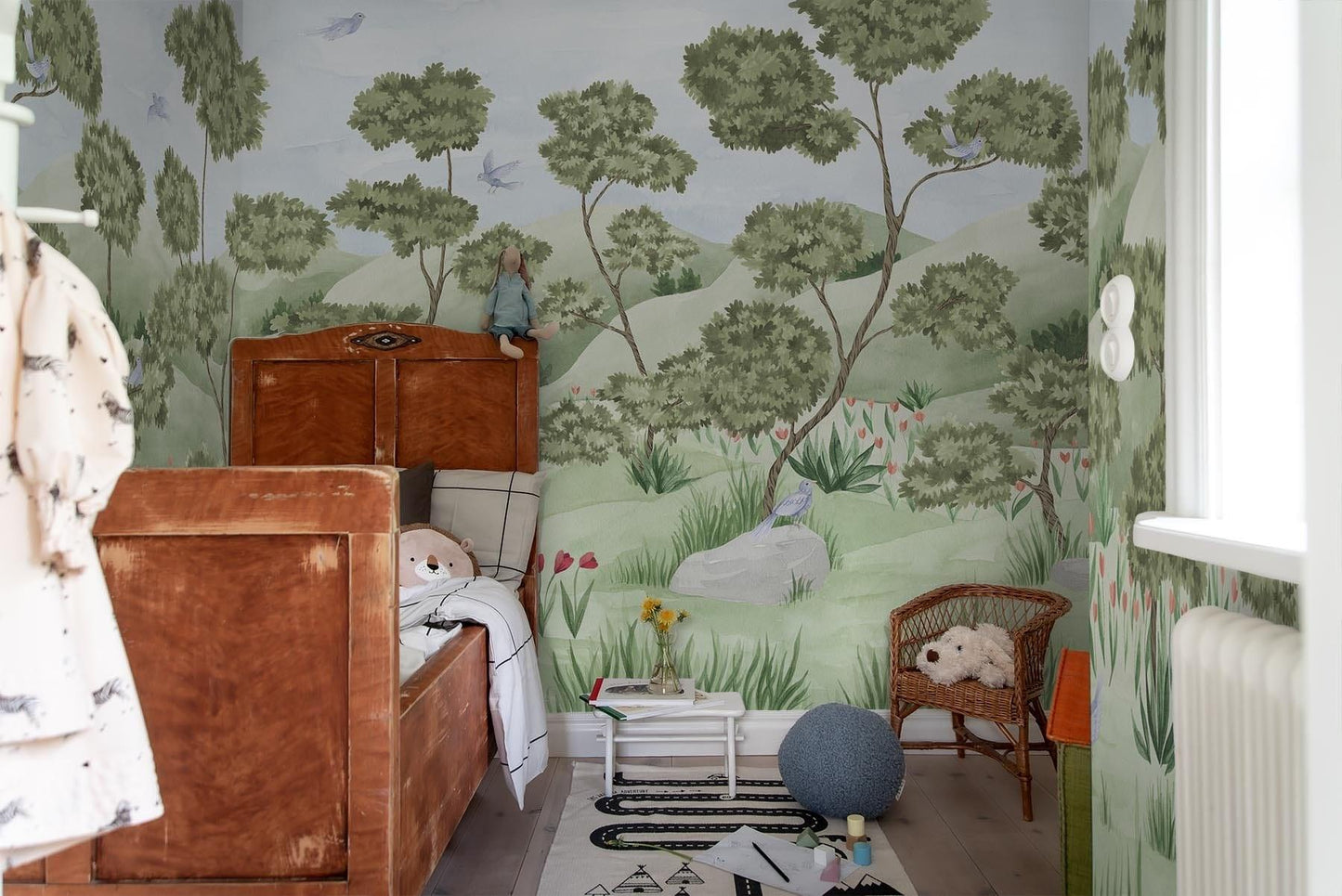  Woodland Birds Green