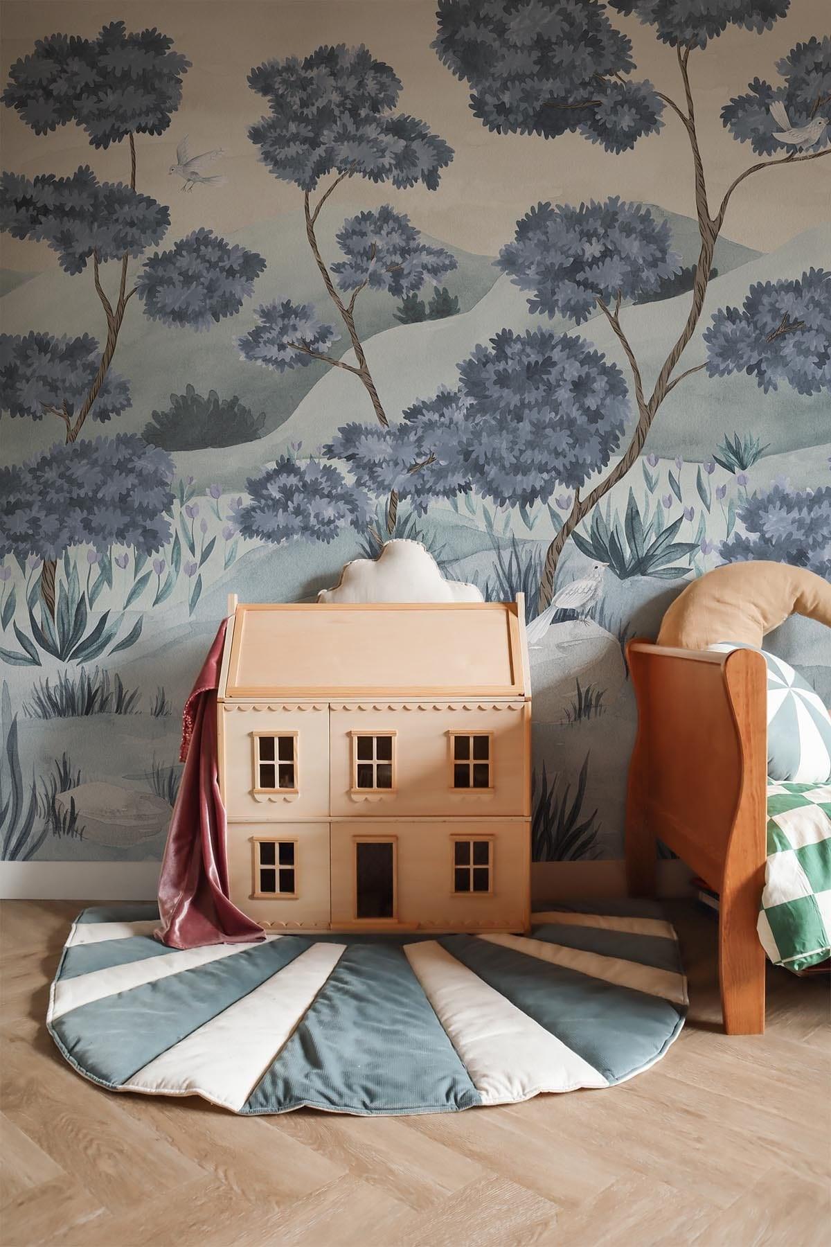  Woodland Birds Blue
