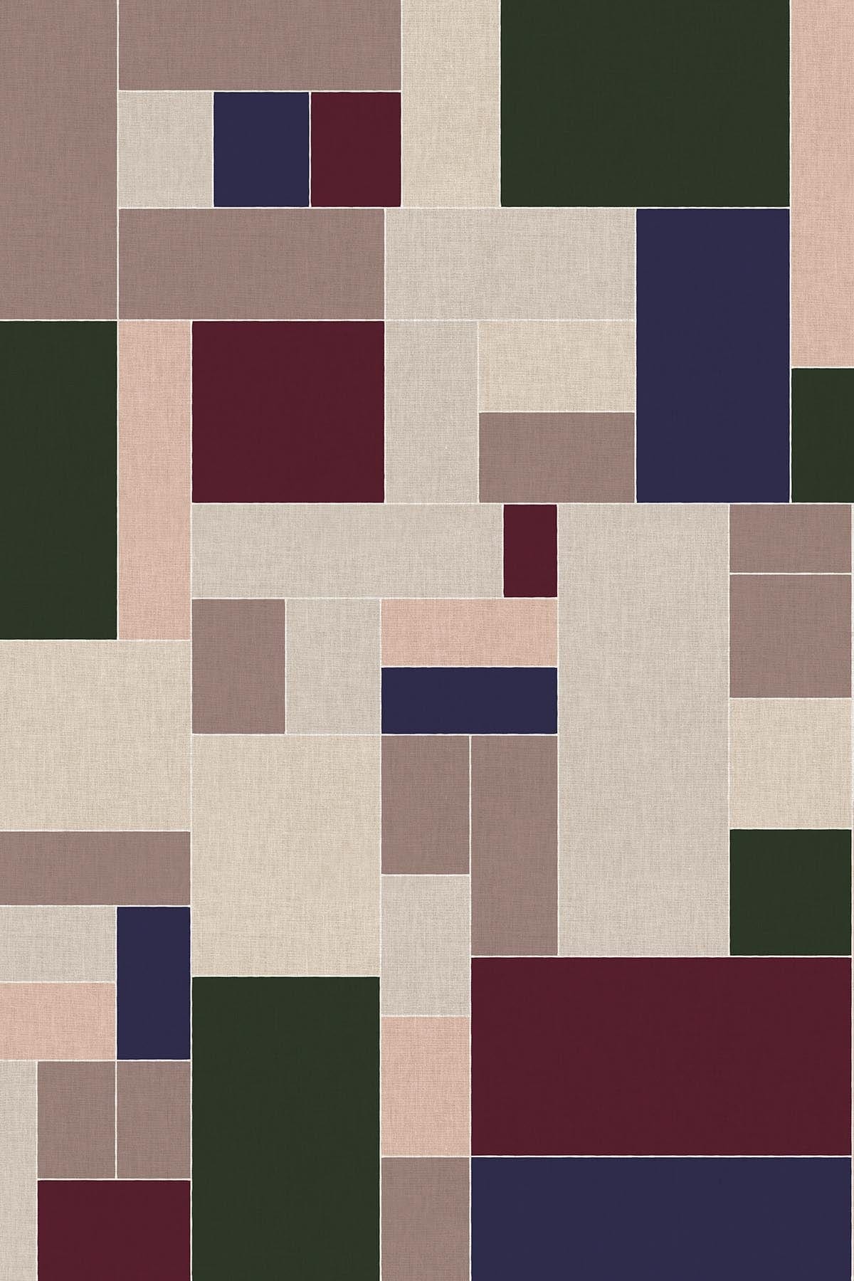  Bold Grid Burgundy/Green