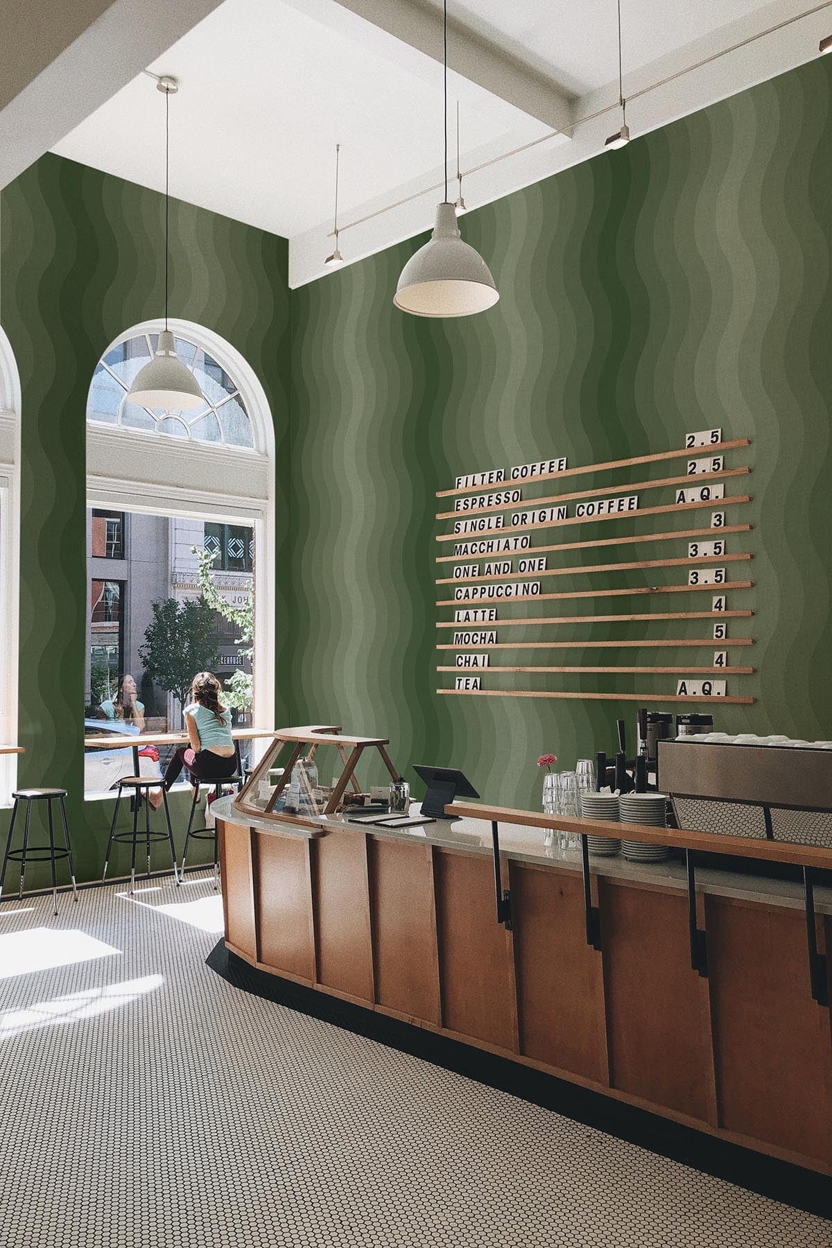  Faded Wave Green