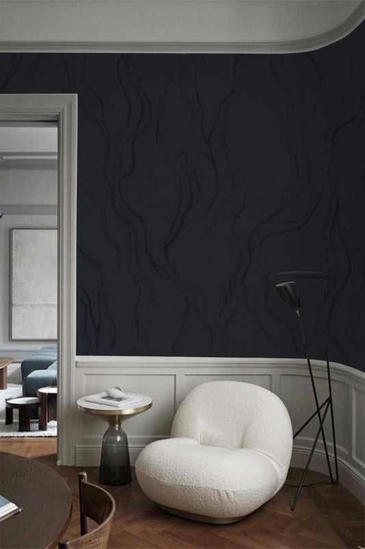 Organic Lines Dark Blue