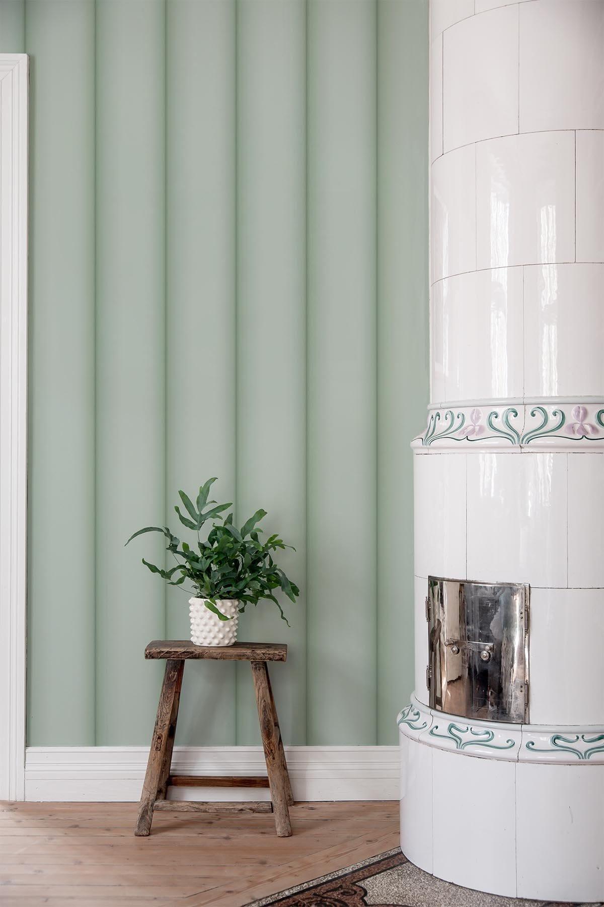  Curved Wall Panel Large Soft Green