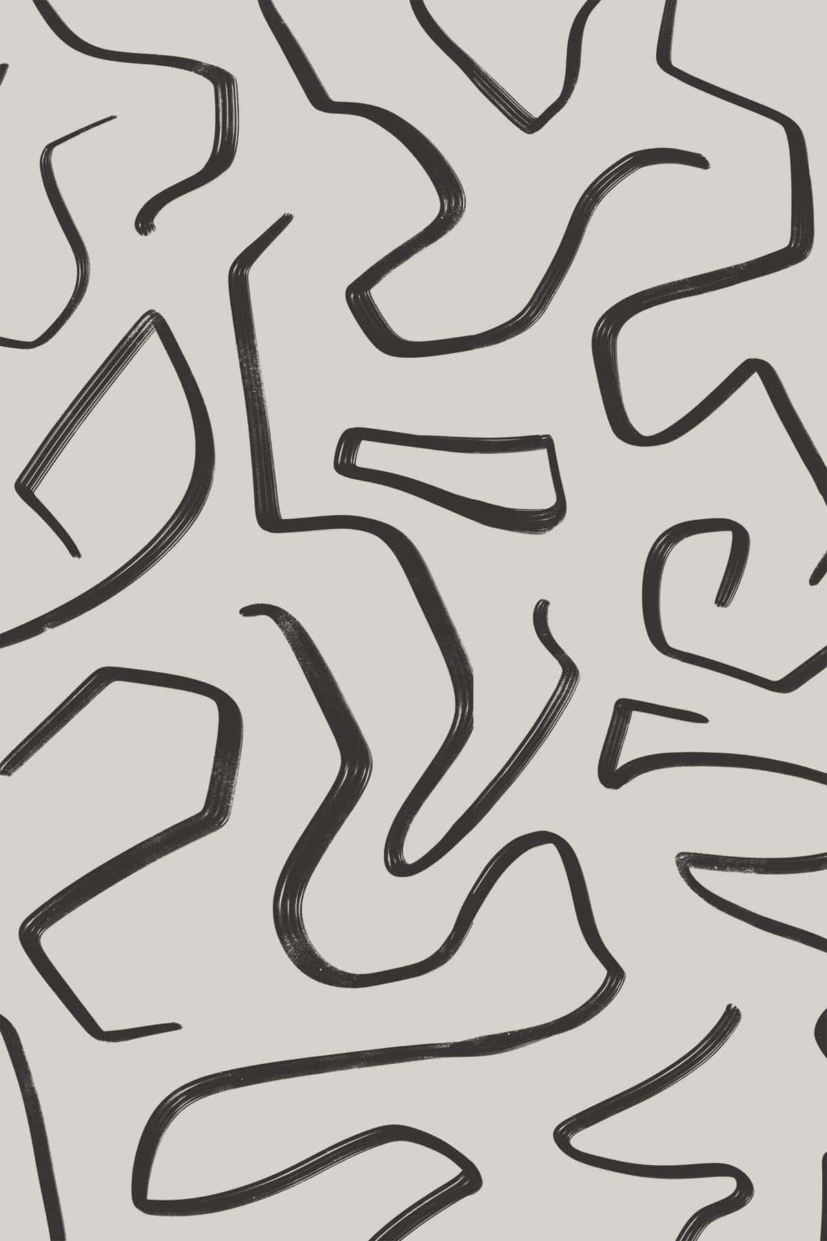  Artistic Lines Black