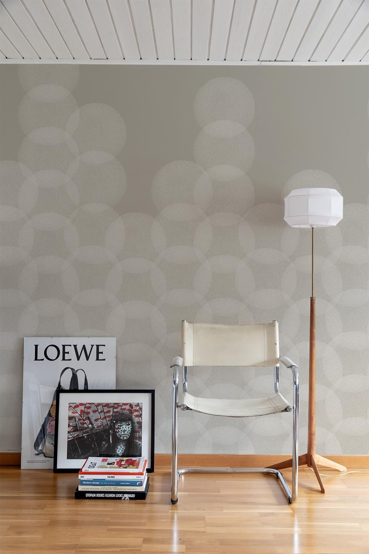  Faded Circle Pale Beige