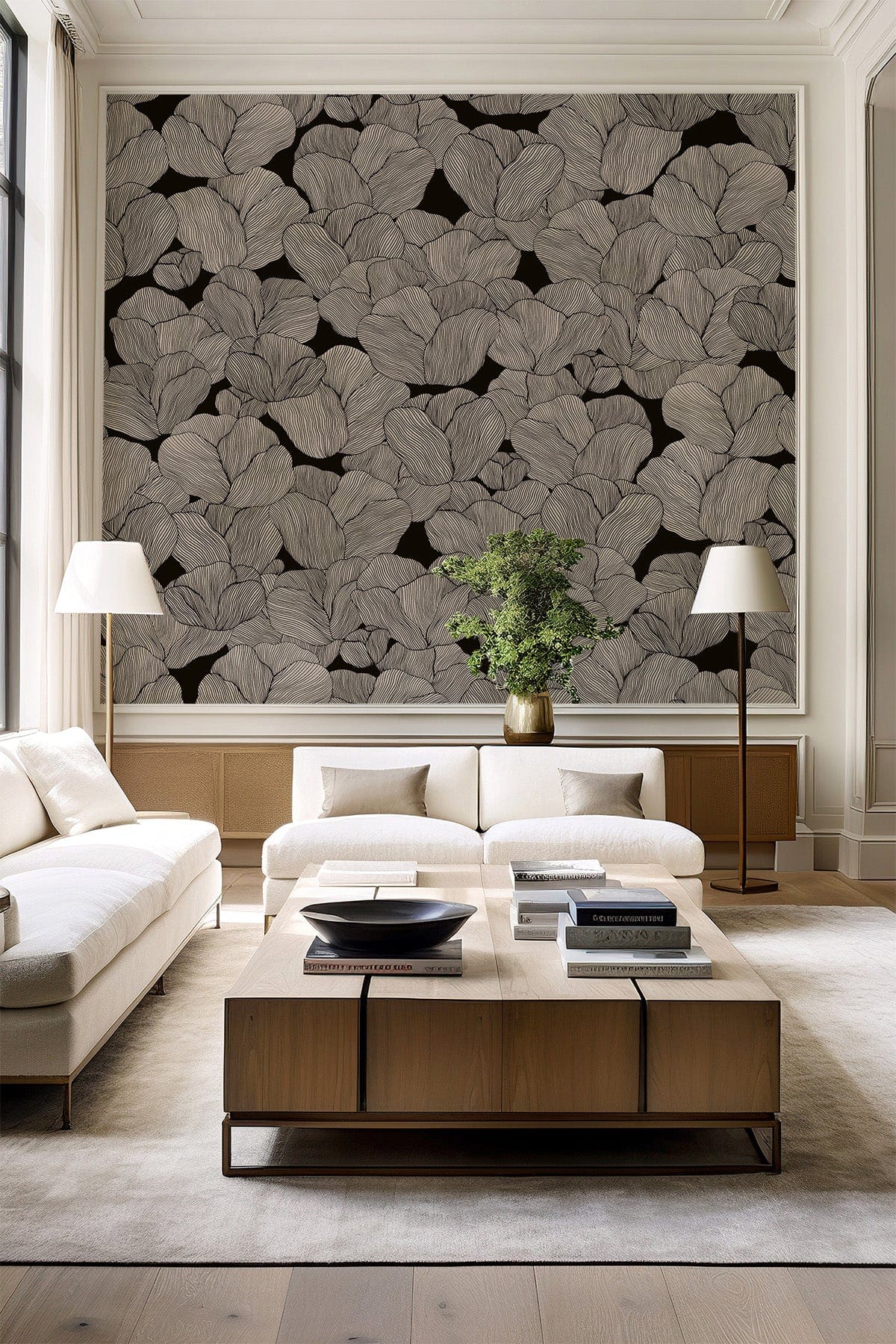  Graphic Flora White