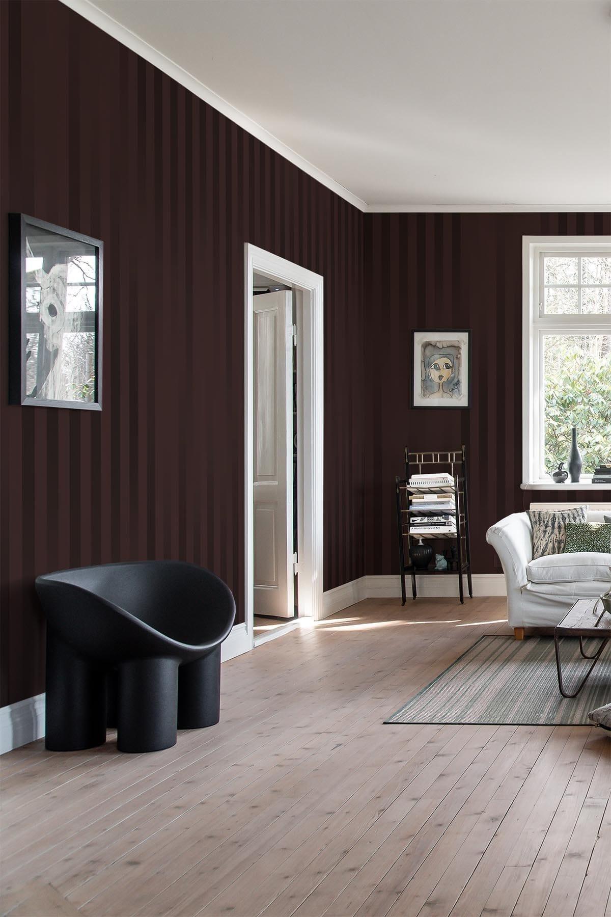  Faded Stripes Burgundy