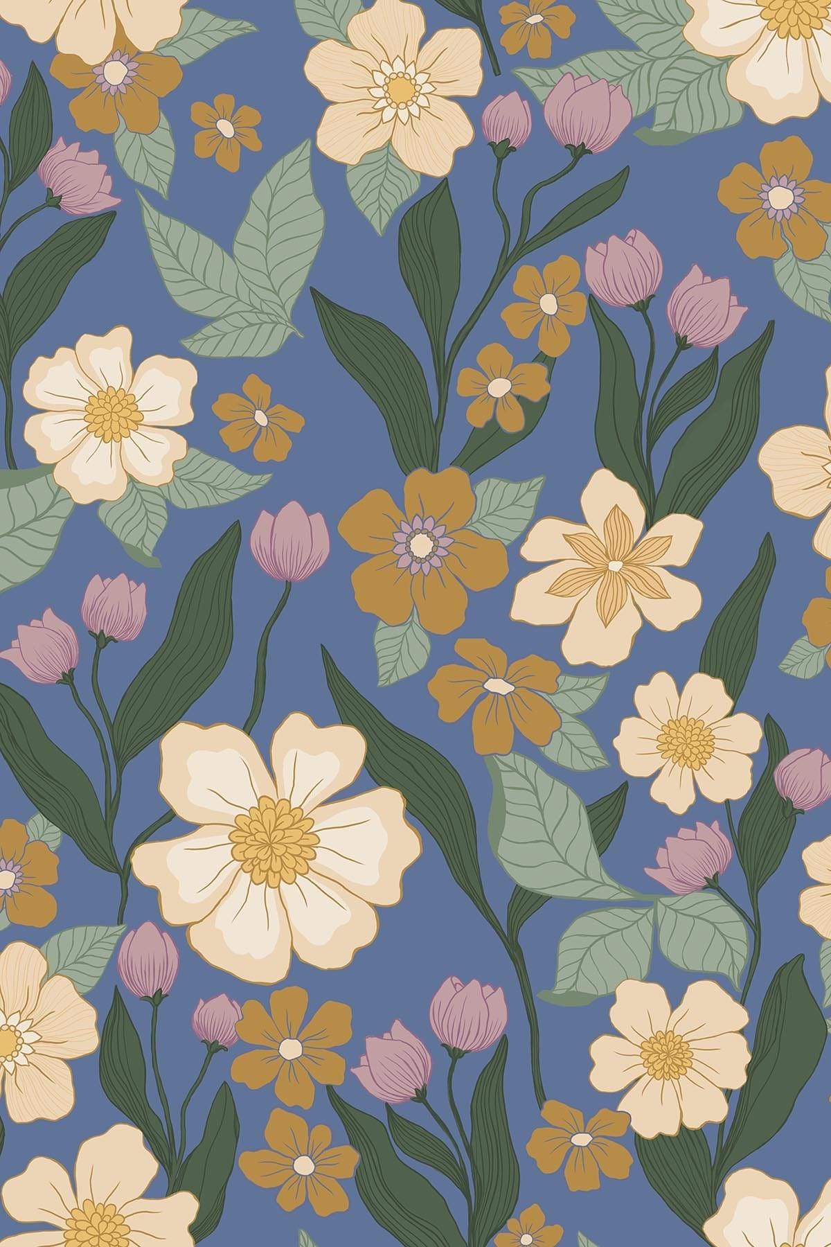  Vintage Garden Blue
